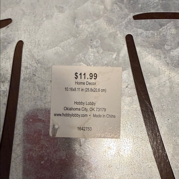 Hobby Lobby Inspirational Cross Wall Art - Black and Gray - Picture 3 of 3